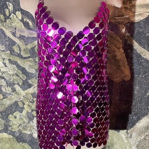 Free People Nigel Preston Sequin Night Club Top